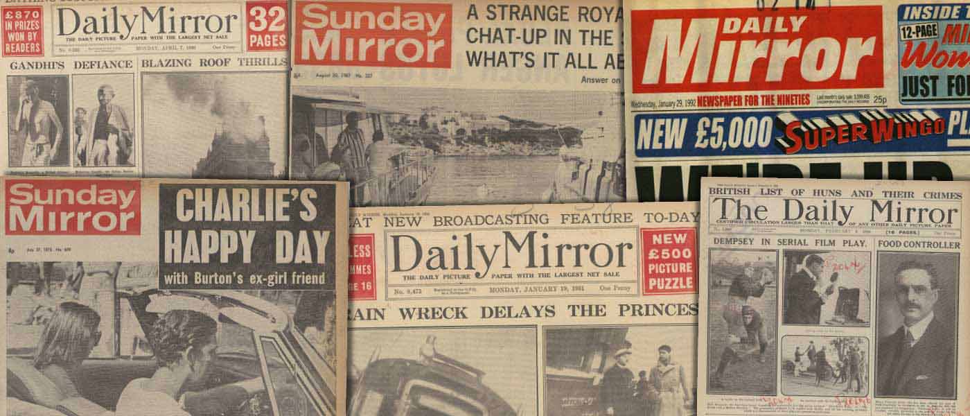 Various source media, <i>The Mirror Historical Archive, 1903-2000</i>